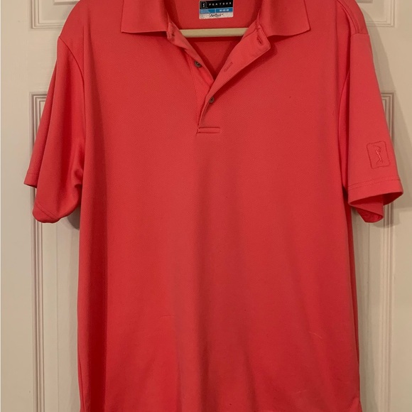 Bundle of 3! PGA Tour Mens Polo Shirt Trio - Pink, Plum Multicolour Mediums - Picture 7 of 16